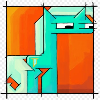Twilight Sparkle Rainbow Dash Fluttershy Pinkie Pie Applejack - cubism cartoon 