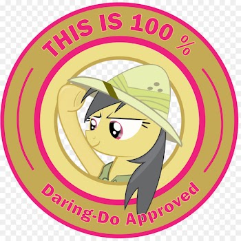 Twilight Sparkle Rainbow Dash Pony Pinkie Pie Daring Don't - approval badge 