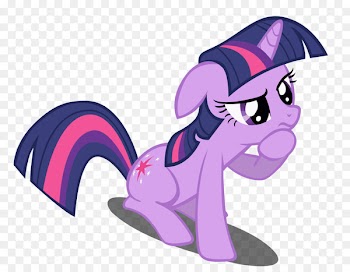 Twilight Sparkle Rarity Clip art - Pondering Cliparts 