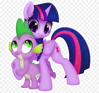 Twilight Sparkle Spike Rainbow Dash My Little Pony - Purple Mascots 