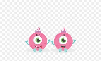 Twin Baby Girl Monsters Svg Scrapbook Cut File Cute - Cute Baby Girl Monsters
