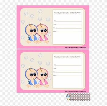Twin Boy And Girl Baby Shower Invitations - Baby Shower