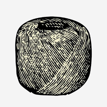 Twine ball clipart, vintage object | Free Photo - rawpixel