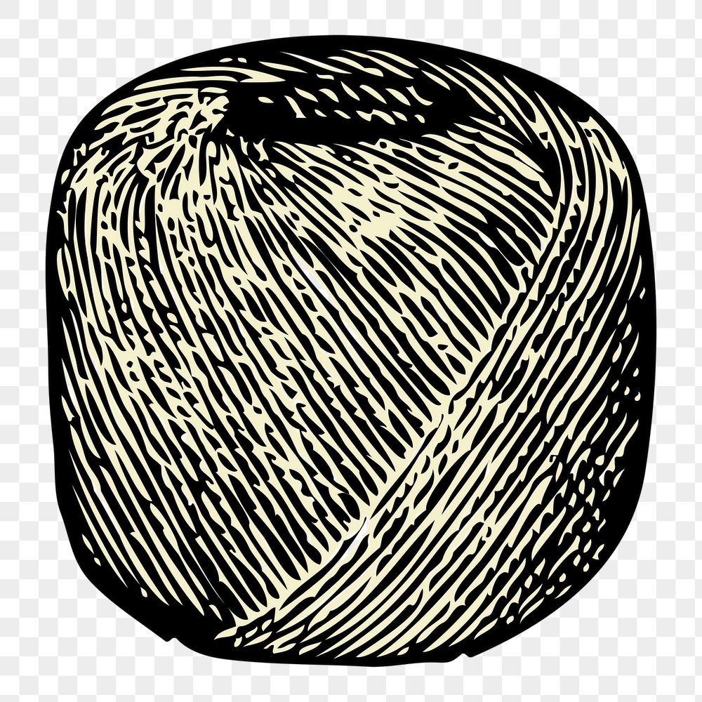Twine ball png sticker, vintage | Free PNG - rawpixel