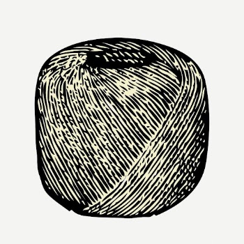 Twine ball sticker, vintage object | Free PSD - rawpixel