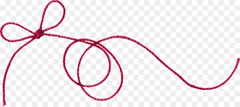 Twine String Red thread of fate Clip art - Twine 