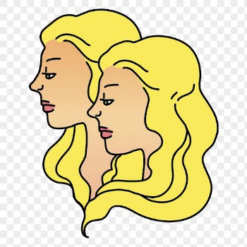 Twins png sticker, Gemini horoscope | Free PNG Sticker - rawpixel