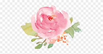 Twist Me Pretty - Watercolor Pink Flower Png