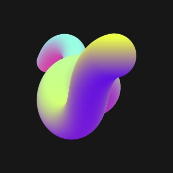 Twisted 3D abstract shape clipart, | Free PSD - rawpixel