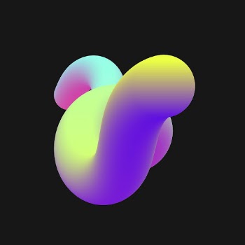 Twisted 3D abstract shape clipart, | Free Vector - rawpixel
