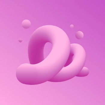 Twisted 3D abstract shape clipart, | Free Vector - rawpixel