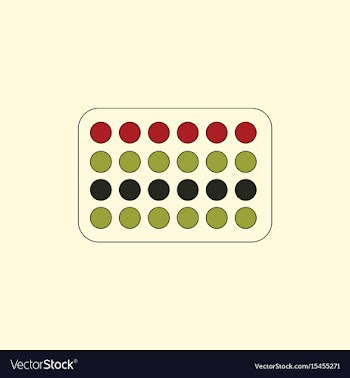 Twister game mat vector image
