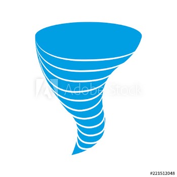 twister storm weather danger symbol