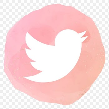 Twitter app icon png with a watercolor… | Free stock illustration | High Resolution graphic