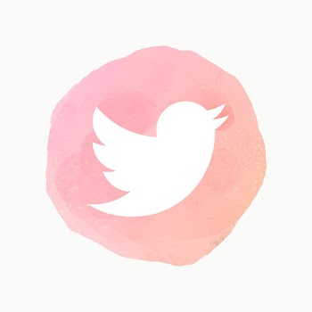 Twitter app icon vector with a watercolor… | Free stock illustration | High Resolution graphic