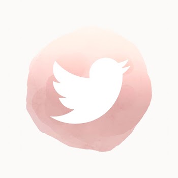 Twitter app icon with a watercolor graphic… | Free stock illustration | High Resolution graphic