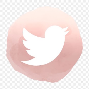 Twitter app png icon with a watercolor… | Free stock illustration | High Resolution graphic