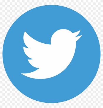 Twitter Icon Flat Circle