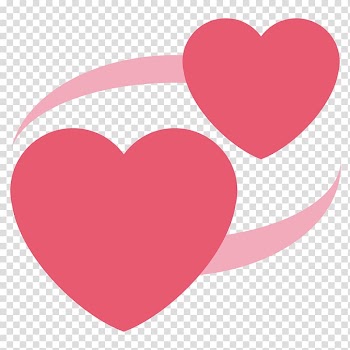 Two big and small hearts digital illustration, Emoji Heart Emoticon Symbol Computer Icons, heart emoji transparent background PNG clipart