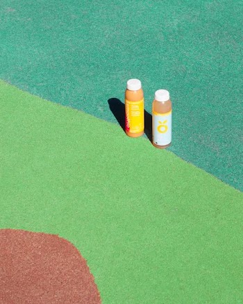 Two bottles of DOSE Juice