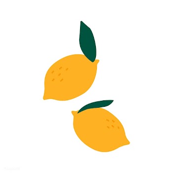 Two bright yellow lemons vector | Free stock vector - 537928