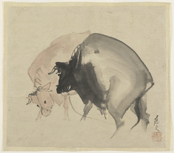 Two Bulls (ca. 1810) painting | Free Photo - rawpixel