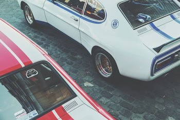 two cars parked near each other