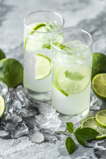 Two Clear Drinking Glasses 