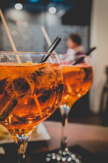 Two Clear High-stemmed Glasses