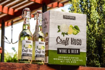 Two Craft Hugo Wine &amp; Beer Bootles