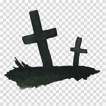 Two cross illustration, Headstone Cemetery Computer Icons Death ...