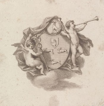 Two Cupids Supporting Coat of Arms | Free Photo - rawpixel