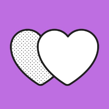 Two cute heart shapes illustration | Free Photo - rawpixel
