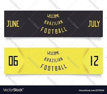 Two design for football tickets vector image