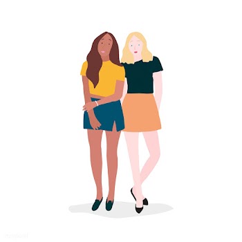 Two diverse independent women vector | Free stock vector - 524176