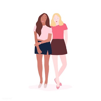 Two diverse independent women vector | Free stock vector - 524181