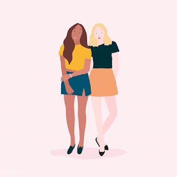 Two diverse independent women vector | Free stock vector - 524204