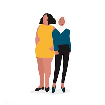 Two diverse independent women vector | Free stock vector - 524223