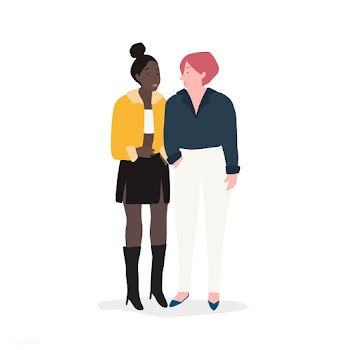 Two diverse independent women vector | Free stock vector - 524280