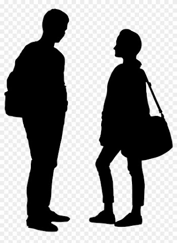 Two Famous People I Know Steemit - People Talking Silhouette Png