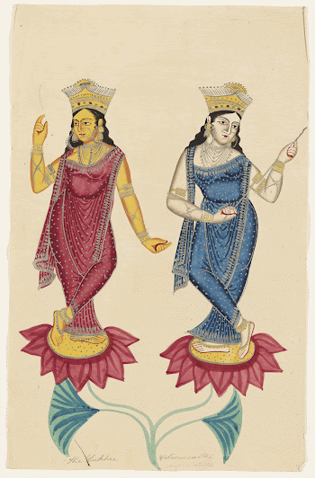 Two Female Deities during 19th | Free Photo - rawpixel