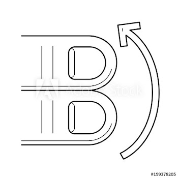 Two-finger scroll up vector line icon isolated on white background