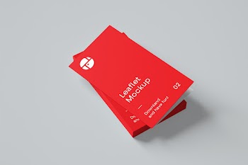 Two Fold Brochure Mockup mockup an leaflet downland and have fun! 02 