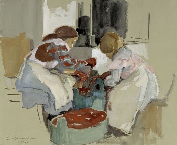 Two girls dyeing fabric, 1913, | Free Photo - rawpixel