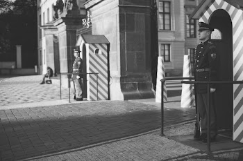 Two Guards in Post During Daytime