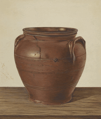 Two Handled Jar&ndash;Stoneware (ca.1939) by Philip | Free Photo - rawpixel