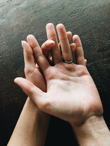 Two Hands Close-up Photography