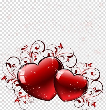 Two heart red art, Heart Computer Icons Love, red hearts transparent background PNG clipart