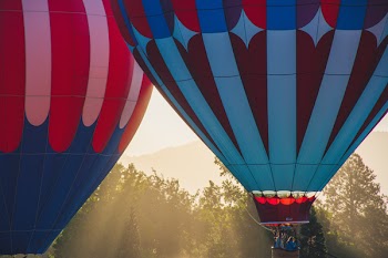 Two Hot Air Balloons 