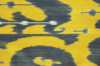 Two joined panels, silk, ikat | Free Photo - rawpixel